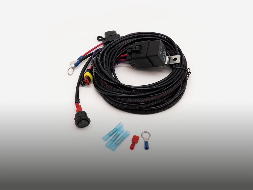 Single-Lamp Harness Kit - Long (2-Pin, Superseal, 12V)