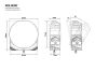 Wide Mount Kit (Sentinel 9'')