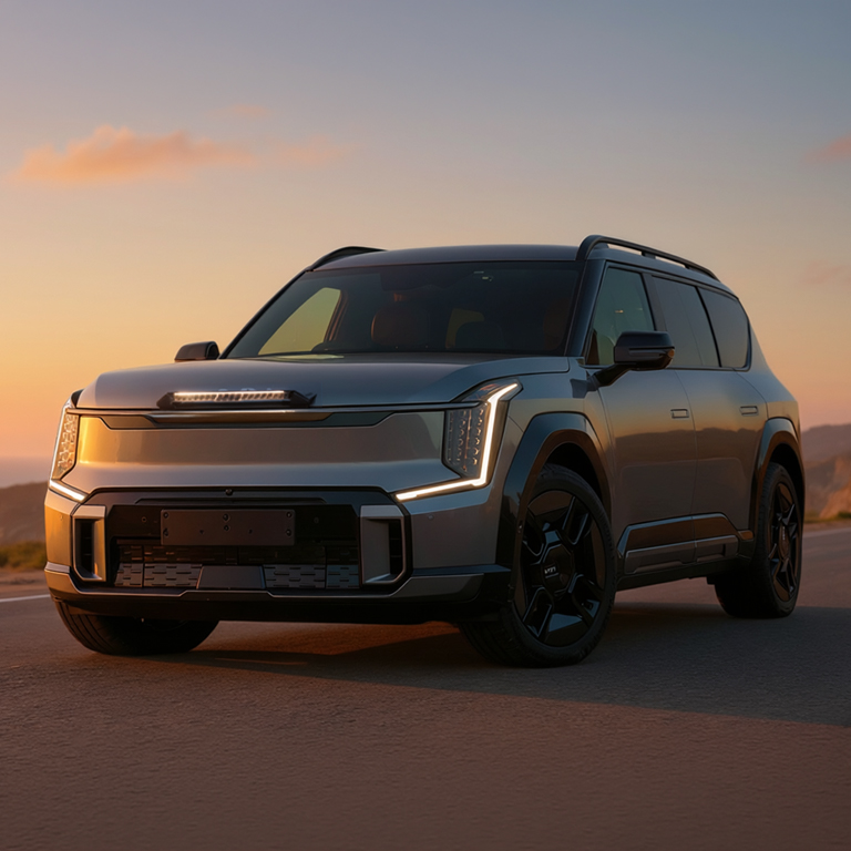 Seamless integration for Glide led lightbars, designed for the Kia EV9.